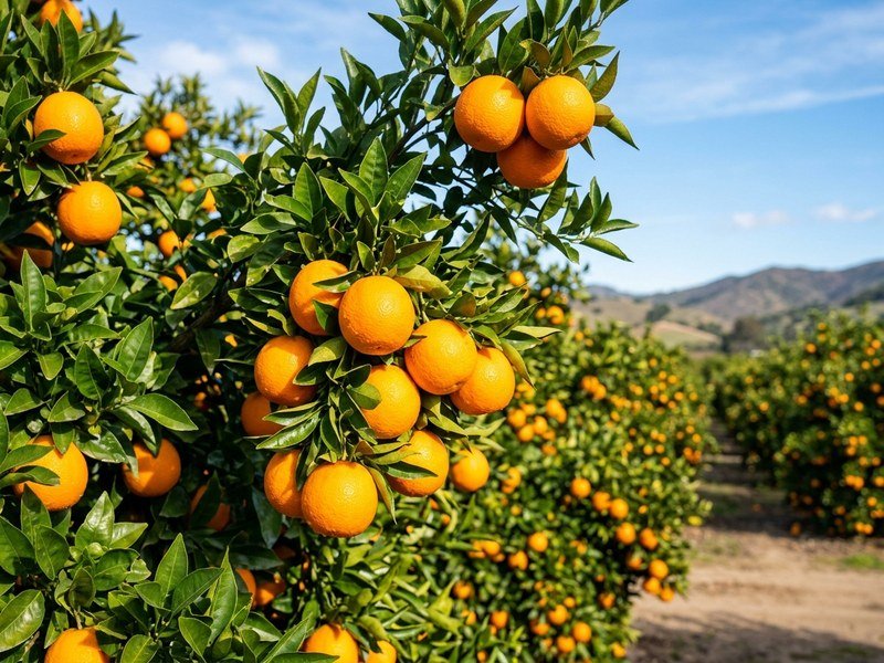 Commercial Citrus Orange Orchard